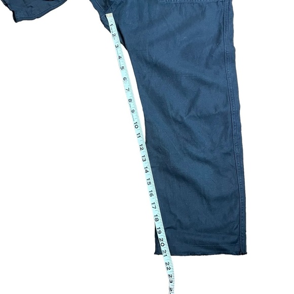 Nili Lotan Paris Cropped Pants Relaxed Fit Dropped Crotch in Black Sz 2 - Picture 6 of 10